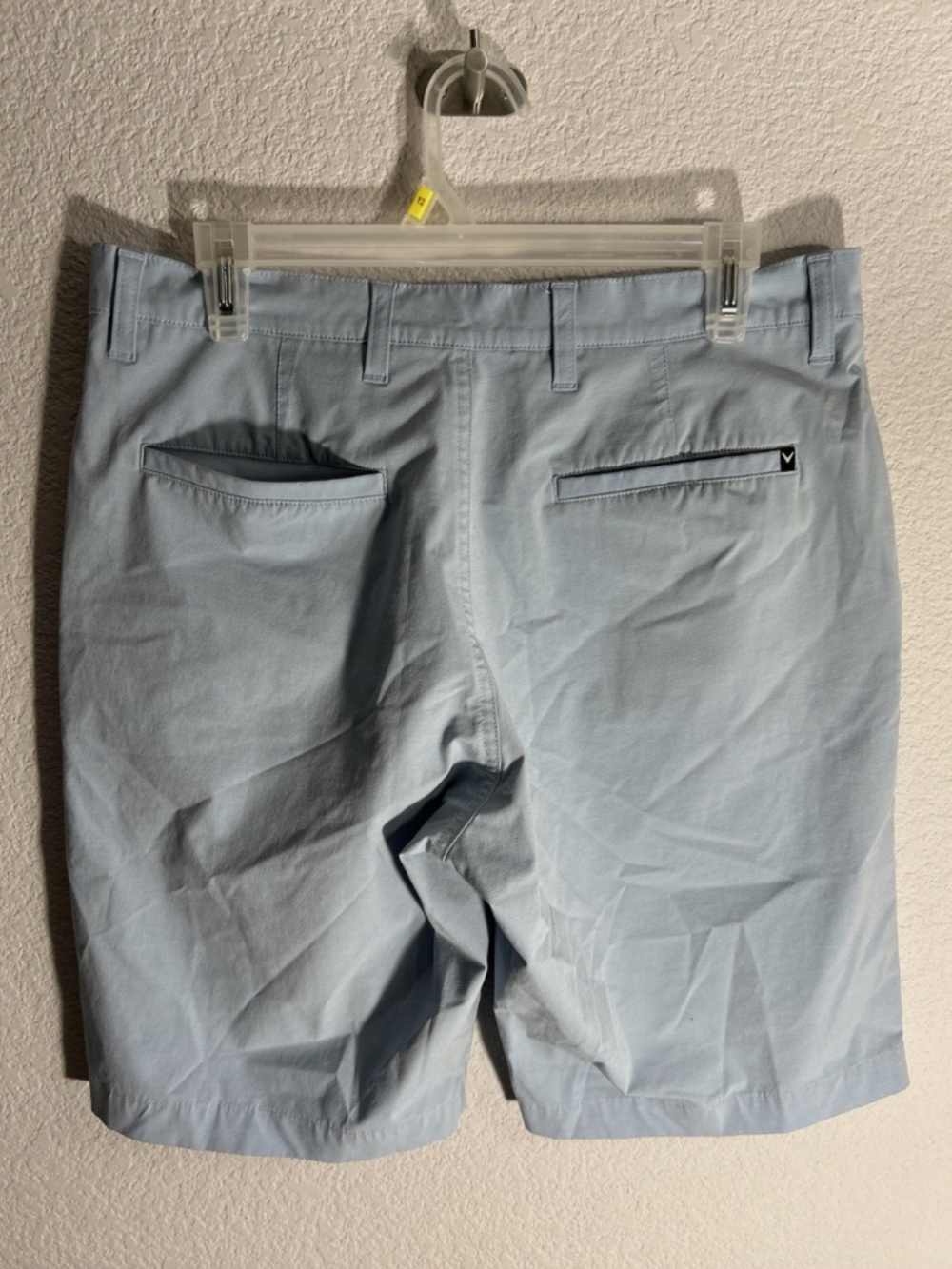 Callaway Golf Shorts Mens Size 32 Solid Light Blue Performance
